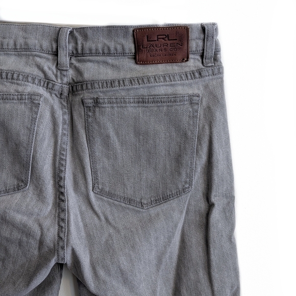Lauren Ralph Lauren Grey Classic Straight Jeans - Picture 2 of 5